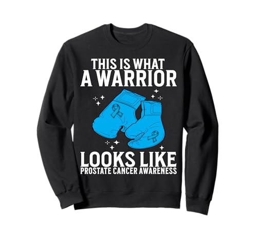 Support Prostate Cancer Awareness Gifts for Men Warrior Sweatshirt von Flo Design Prostate Cancer Awareness Aapparel