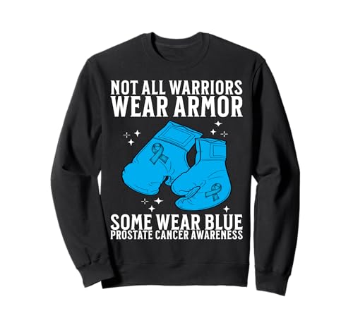Support Prostate Cancer Awareness Gifts for Men Warrior Sweatshirt von Flo Design Prostate Cancer Awareness Aapparel