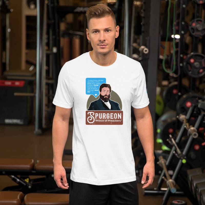 C. H. Spurgeon, Christian Zitat Serie - Unisex Kurzarm T-Shirt C. H. Spurgeon, Christian Zitat Serie - Unisex Kurzarm T-Shirt von MansfieldandCo