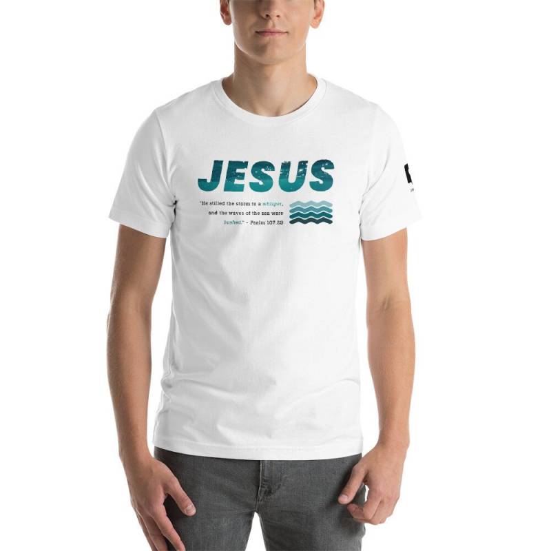 Jesus Schrift - Psalm 10729 Kurzarm Unisex T-Shirt Jesus Schrift - Psalm 10729 Kurzarm Unisex T-Shirt von MansfieldandCo