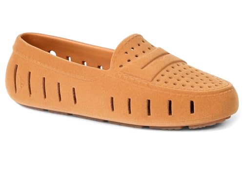 Floafers Posh Driver Damen-Bootsschuh aus Wildlederimitat, Cognac Veganes Wildleder, 37.5 EU Floafers Posh Driver Damen-Bootsschuh aus Wildlederimitat, Cognac Veganes Wildleder, 37.5 EU von Floafers