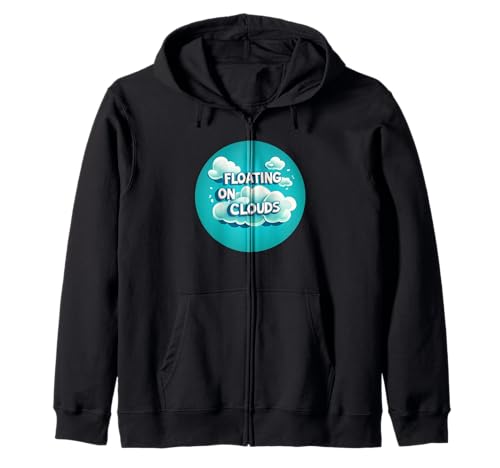 Floating on Clouds Logo für Erwachsene und Kinder Kapuzenjacke Floating on Clouds Logo für Erwachsene und Kinder Kapuzenjacke von Floating on Clouds