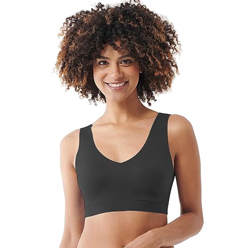 Floatley Cozy Bra Comfort Bügelloser nahtloser BH für Damen - Schwarz - Medium von Floatley