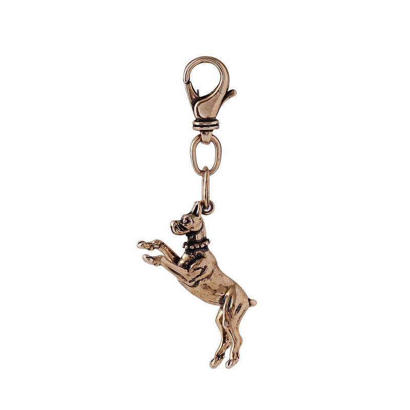 Boxer 3D Hund Schlüsselanhänger in Bronze, Schmuck. Fd-24-1, 2 von FlodaDesign
