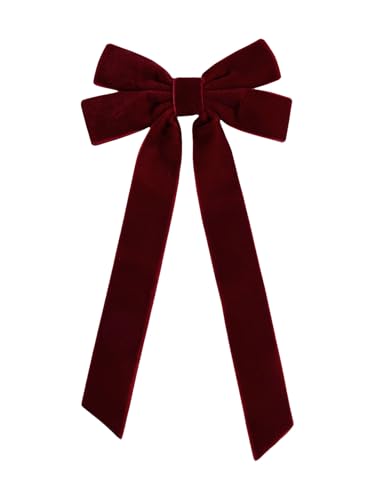 Floerns Haarschleifen Haarspange Haarschleife Metall Klaue Slips Haarschmuck für Frauen Kastanienbraun Einheitsgröße von Floerns