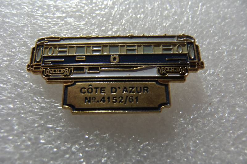 Eisenbahn Pin Wagen Cote D Azur No. 4152/61 Vintage Sammler Anstecknadel Eisenbahn Pin Wagen Cote D Azur No. 4152/61 Vintage Sammler Anstecknadel von FlohmiOmi