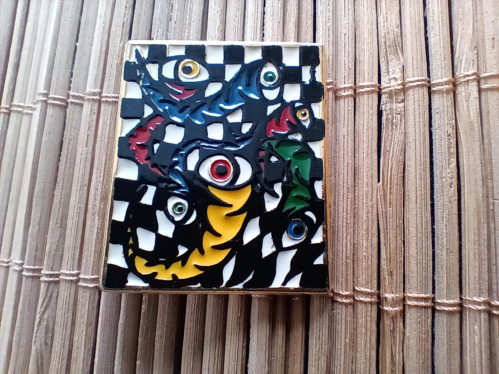 Kunst Lapel Pin Eines Mir Unbekannten Künstlers, Limitiert, Selten, Moderne von FlohmiOmi