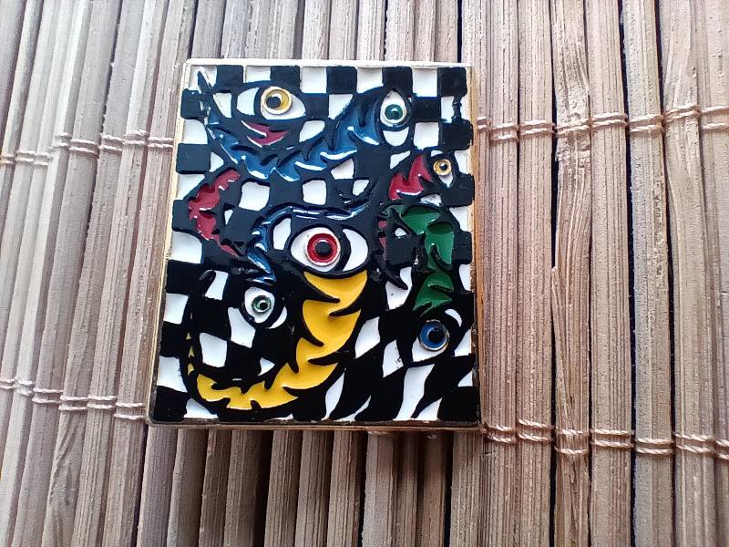 Kunst Lapel Pin Eines Mir Unbekannten Künstlers, Limitiert, Selten, Moderne von FlohmiOmi