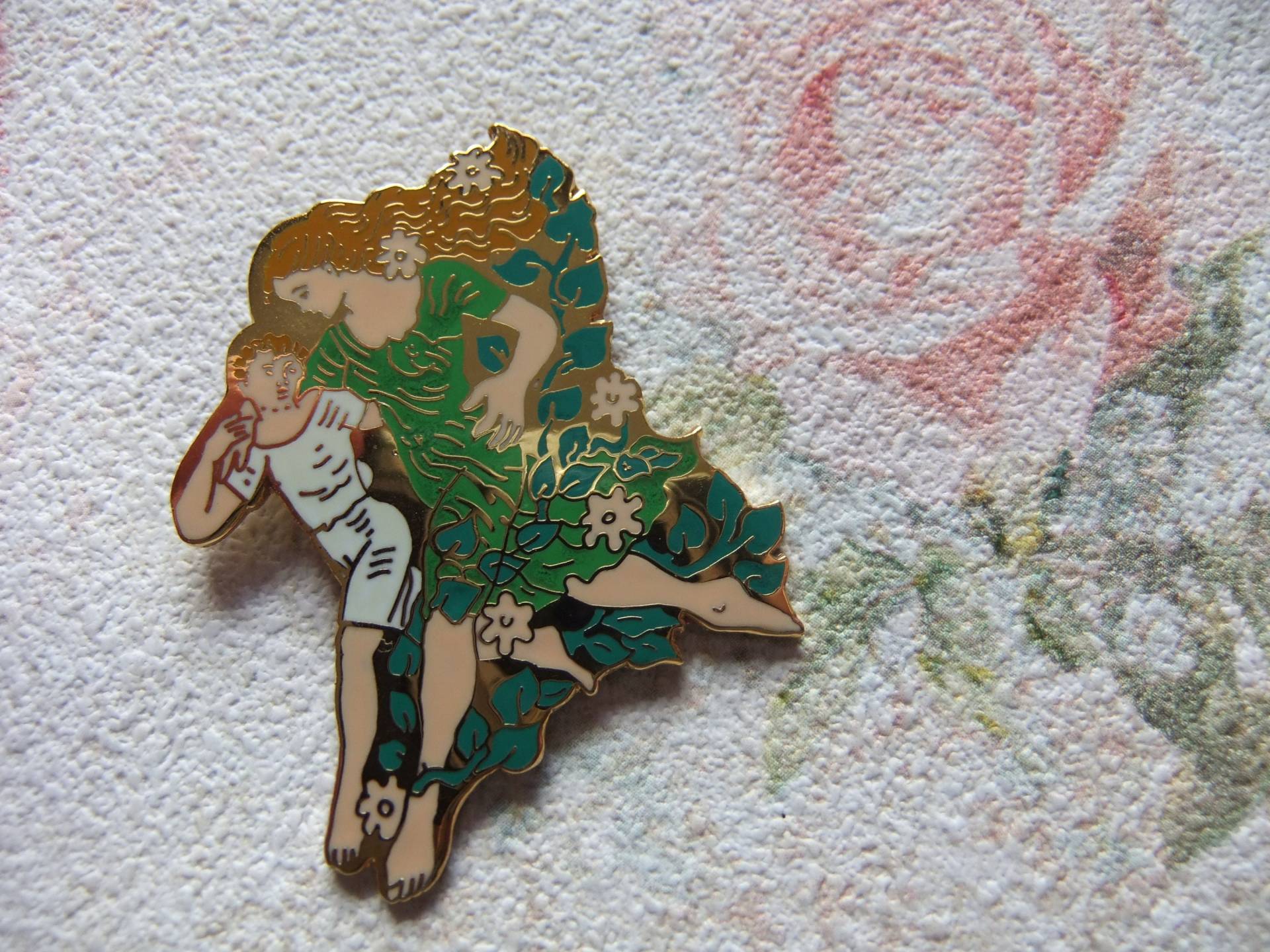 Kunst Pin Simone Erni, Limitiert, Selten, Vintage, Jugendstilart, Sammler Kunst Pin Simone Erni, Limitiert, Selten, Vintage, Jugendstilart, Sammler von FlohmiOmi