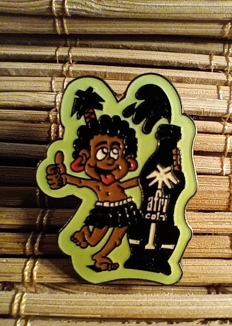 Lapel Pin Anstecknadel Afri Cola Getränk Werbemittel Vintage Sammler von FlohmiOmi