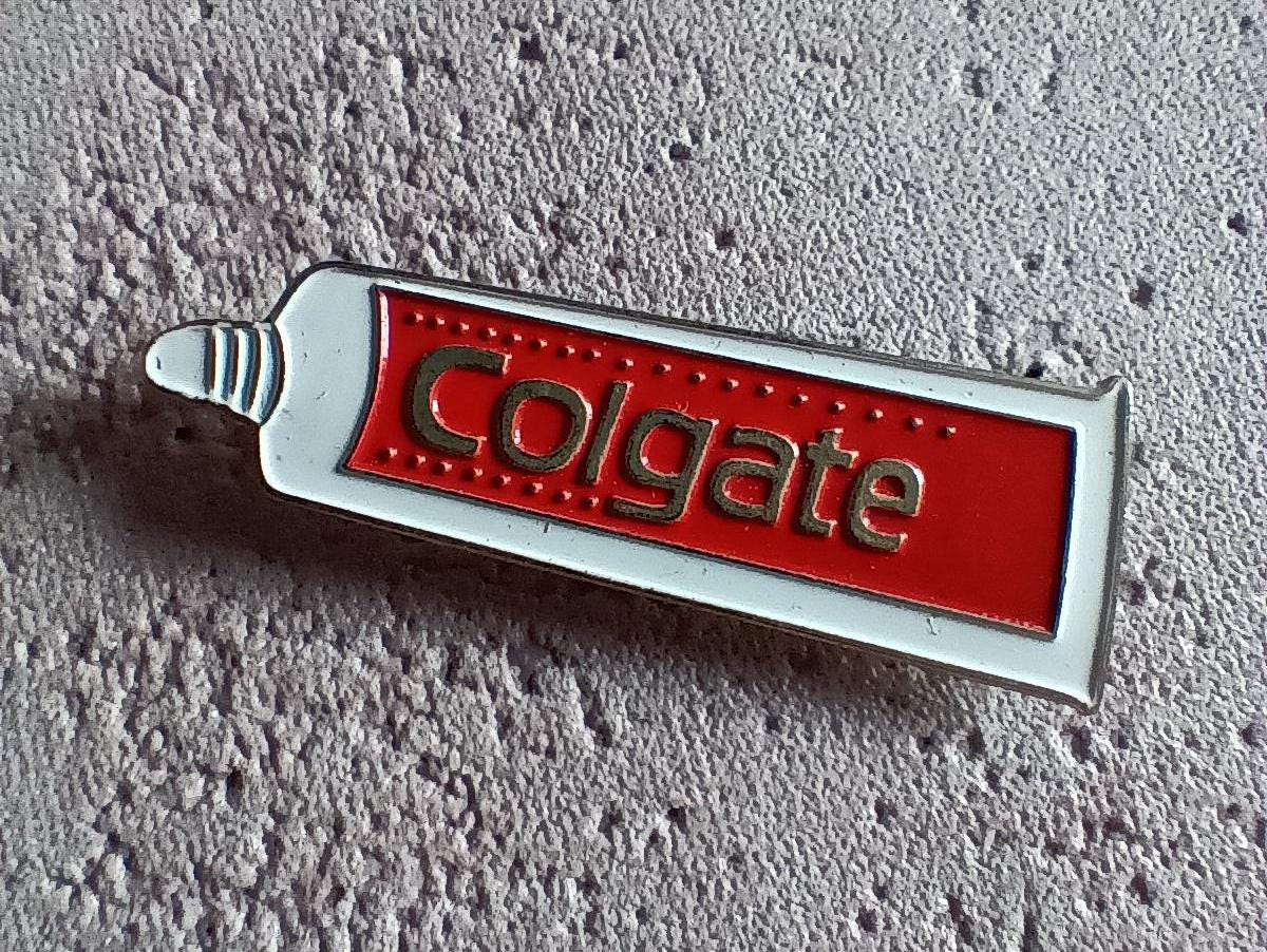 Lapel Pin Anstecknadel Colgate Zahnpasta Zahncreme Werbemittel Dental Merchandise Sammler Lapel Pin Anstecknadel Colgate Zahnpasta Zahncreme Werbemittel Dental Merchandise Sammler von FlohmiOmi