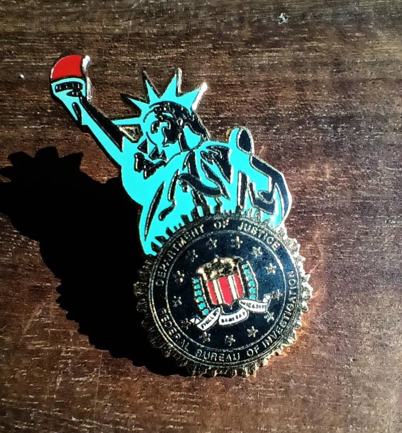 Lapel Pin Anstecknadel Fbi Departement Of Justice Sammler Justiz Gesetze von FlohmiOmi