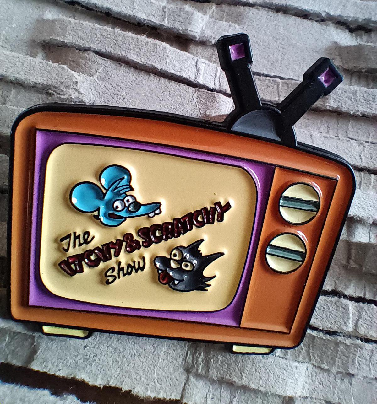 Lapel Pin Anstecknadel The Itchy&scratchy Show Simpsons Tv Comic Sammler von FlohmiOmi