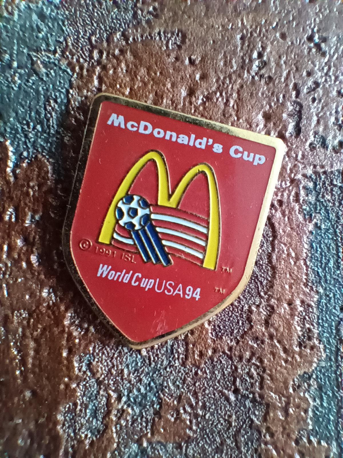 Lapel Pin Enamel Mc Donalds World Cup 1994 Fussball Soccer Sport Sammler Werbemittel von FlohmiOmi