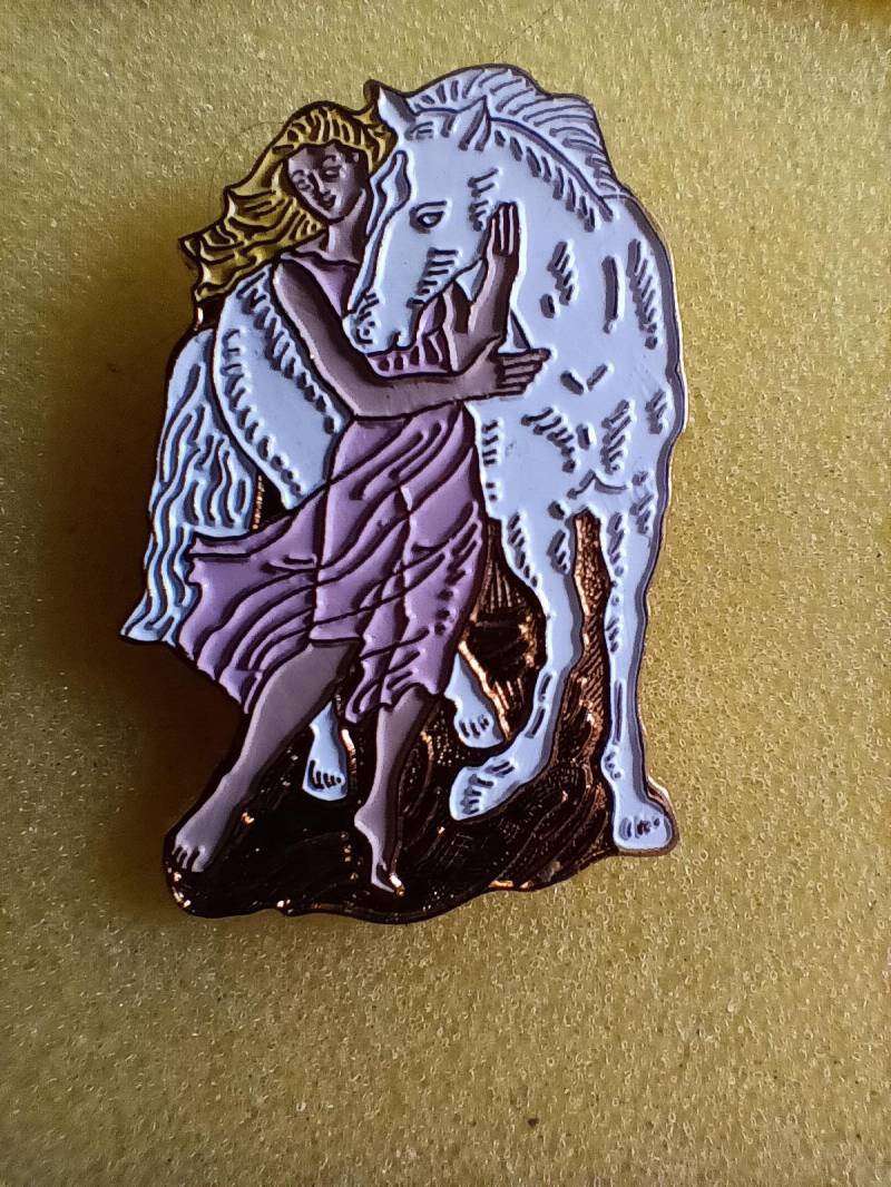 Lapel Pin Frau Mit Pferd Von Simone Erni Schweiz Kunst Sammler Tiere Vintage 90Er Lapel Pin Frau Mit Pferd Von Simone Erni Schweiz Kunst Sammler Tiere Vintage 90Er von FlohmiOmi