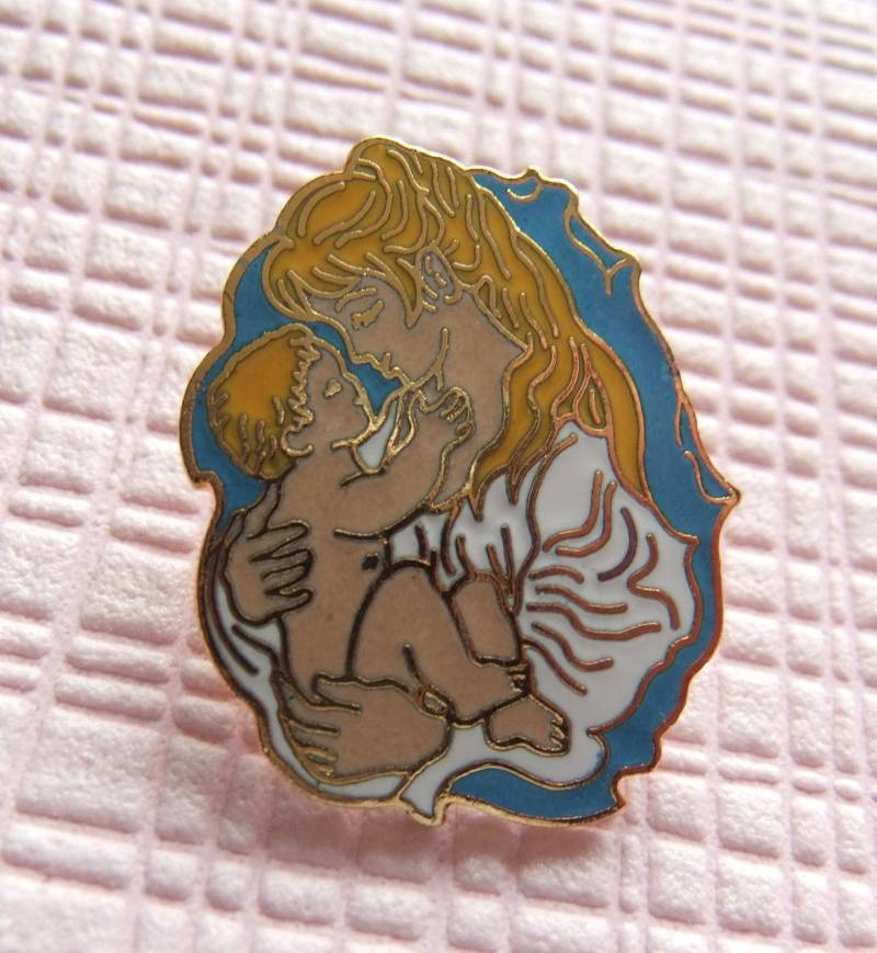 Pin Kunst Simone Erni, Limitiert Auf 750 Stk. Mutter Und Baby, Sammler Pin Kunst Simone Erni, Limitiert Auf 750 Stk. Mutter Und Baby, Sammler von FlohmiOmi