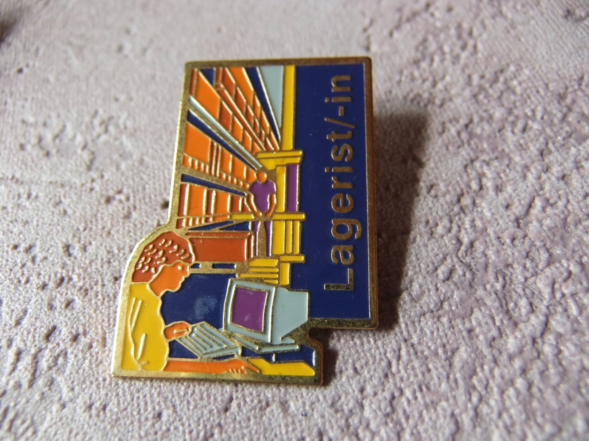Pin Lagerist/-In Berufe Sammler Arbeit Pin Lagerist/-In Berufe Sammler Arbeit von FlohmiOmi