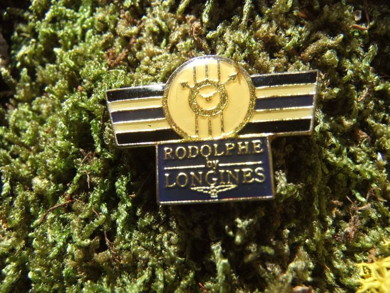 Pin Rodolphe Longines Uhr Luxus Sammler Merchandise Werbemittel von FlohmiOmi