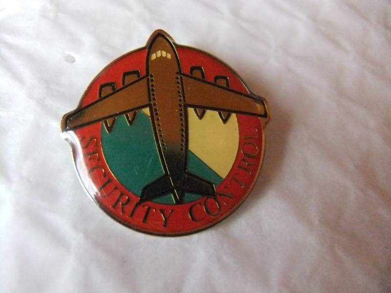 Pin Security Control Aviatik Flugzeug Sammler Berufe Limitiert Selten von FlohmiOmi