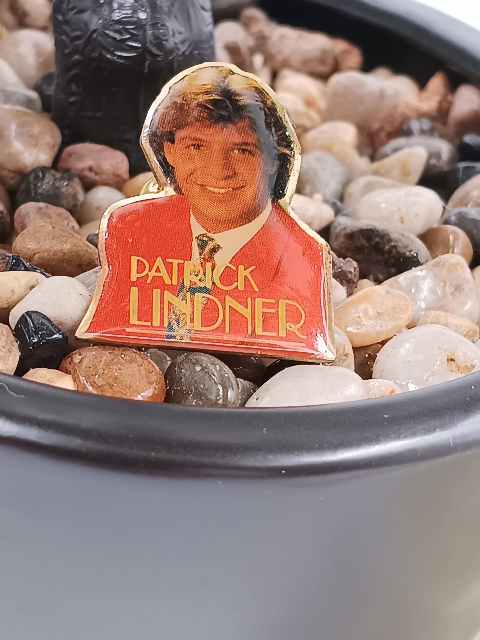 Pin Selten, Patrick Lindner, Deutscher Schlagersänger, Vintage Pin Selten, Patrick Lindner, Deutscher Schlagersänger, Vintage von FlohmiOmi