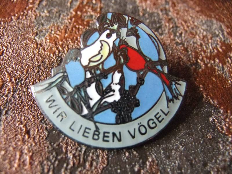 Pin Wir Lieben Vögel Anstecknadel, Tiere, Natur, Sammler von FlohmiOmi