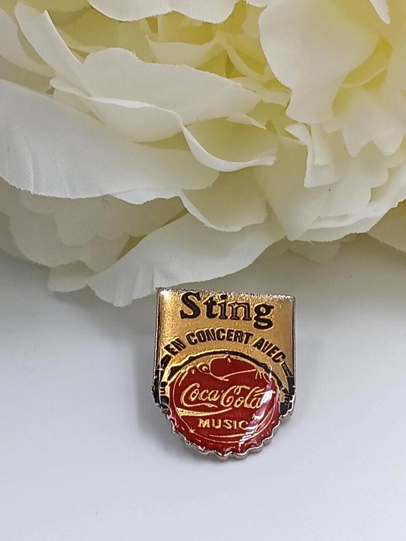 sting, Anstecknadel, Pin, Coca Cola, Musik, Konzert sting, Anstecknadel, Pin, Coca Cola, Musik, Konzert von FlohmiOmi