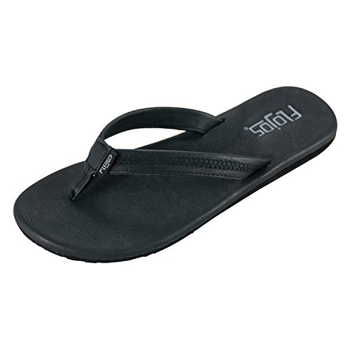 Flojos Damen Claire Flip-Flops, Schwarz, 39 EU von Flojos