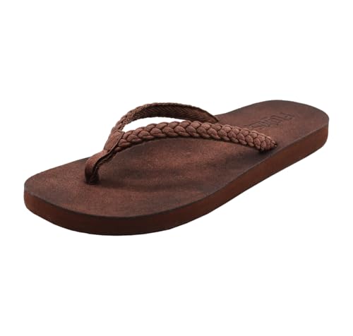 Flojos Damen Sky Flipflop, Schokoladenbraun, 39 EU von Flojos