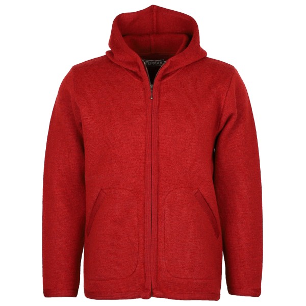 Flomax - Kapuzen Jacke - Wolljacke Gr M rot von Flomax