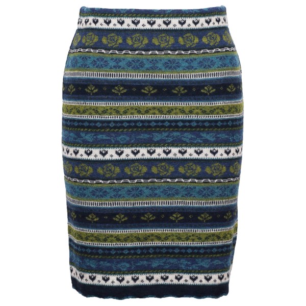 Flomax - Women's Strickrock Oda - Rock Gr XL blau von Flomax