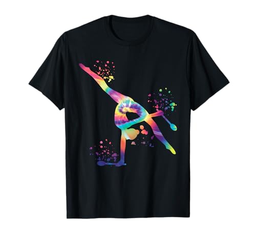Turnerin mit Clubs Mädchen Kinder Rhythmische Gymnastik T-Shirt Turnerin mit Clubs Mädchen Kinder Rhythmische Gymnastik T-Shirt von Floor Gymnastics Team Equipment for Gymnasts Coach