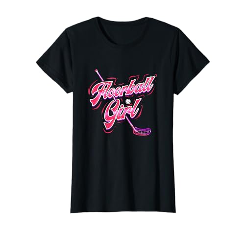 Floorball Girl Unihockey Mädchen Spieler Geschenk T-Shirt Floorball Girl Unihockey Mädchen Spieler Geschenk T-Shirt von Floorball Designs