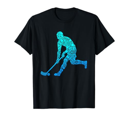 Floorball Spieler Symbole Floorballer Jungen Unihockey T-Shirt Floorball Spieler Symbole Floorballer Jungen Unihockey T-Shirt von Floorball Spieler und Unihockey Fans Designs
