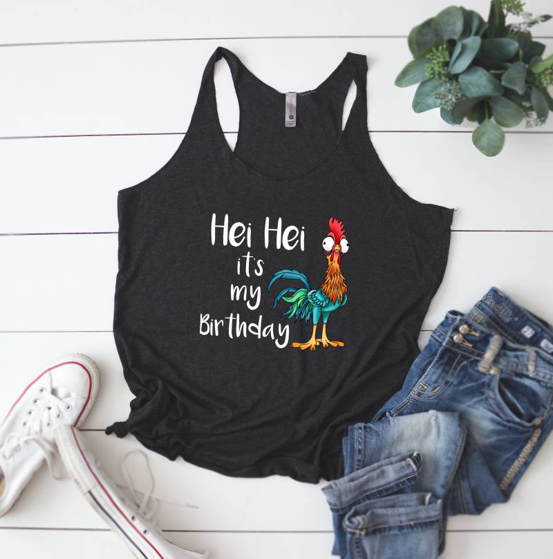 Hei Es Ist Mein Geburtstag Tank | Shirt Racerback Für Damen von FlopTheWorld