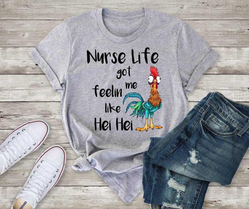 Krankenschwester Leben Bekam Mich Feelin Wie Hei | Geschenk T-Shirt Kurzarm Unisex T-Shirt von FlopTheWorld