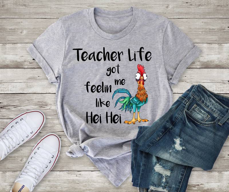 Lehrer Leben Hat Mich Feelin Wie Hei | Lehrer-Geschenk Verrückte Kurzarm-Unisex T-Shirt von FlopTheWorld