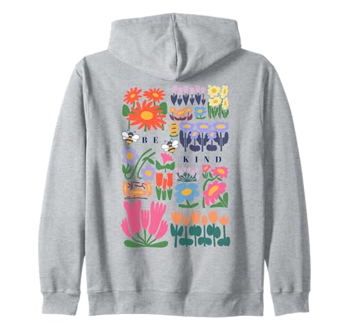 Be Kind Folk Art Swedish Mid Century Vibes Kinder Mädchen Frauen Kapuzenjacke Be Kind Folk Art Swedish Mid Century Vibes Kinder Mädchen Frauen Kapuzenjacke von Floral Art Bee Inspiring Quote Compassionate Girls