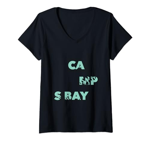 Damen Blumenurlaubsinsel - Travel Camps Bay T-Shirt mit V-Ausschnitt Damen Blumenurlaubsinsel - Travel Camps Bay T-Shirt mit V-Ausschnitt von Floral Camps Bay Gift For Men,Women & Summer