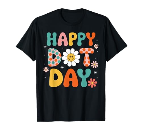 Happy Dot Day Shirt für Kinder Jungen Mädchen Frauen Blume T-Shirt Happy Dot Day Shirt für Kinder Jungen Mädchen Frauen Blume T-Shirt von Floral Dot Day Tees