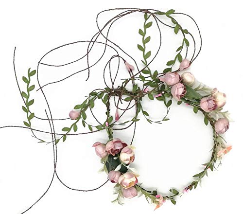 Floral Fall Damen verstellbare brautkranz Krone Haar Stirnband Blume blumengirlande Halo f-83 mittel EIN Floral Fall Damen verstellbare brautkranz Krone Haar Stirnband Blume blumengirlande Halo f-83 mittel EIN von Floral Fall
