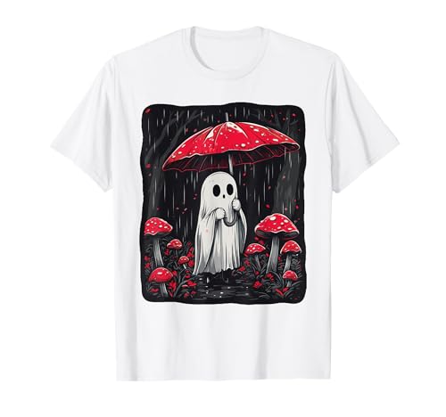 Floral Ghost Holds Umbrella Halloween T-Shirt für Damen und Herren T-Shirt Floral Ghost Holds Umbrella Halloween T-Shirt für Damen und Herren T-Shirt von Floral Ghost Holds Umbrella Women Men