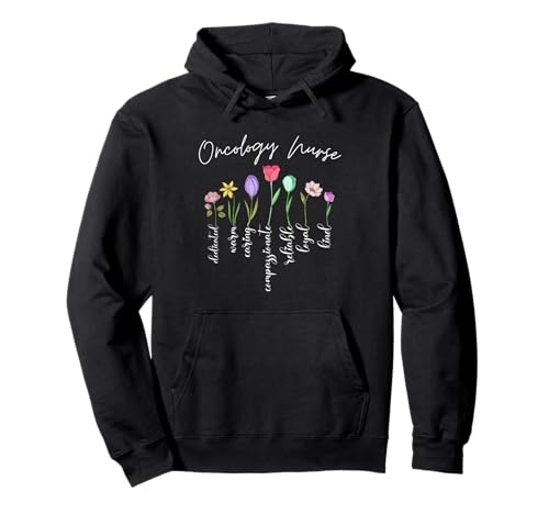 Onkologie Krankenschwester für Mädchen Frauen Blumen Oncolog Krankenschwester Floral Pullover Hoodie Onkologie Krankenschwester für Mädchen Frauen Blumen Oncolog Krankenschwester Floral Pullover Hoodie von Floral Oncology nurse tees
