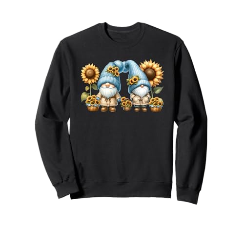 Autumn Gnomes For Fall Women And Girls Who Loves Sunflowers Sweatshirt Autumn Gnomes For Fall Women And Girls Who Loves Sunflowers Sweatshirt von Floral Summer Gnome Gifts For Sunflower Lovers
