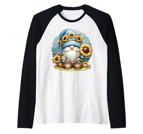 Retro Dad Sunflower Gnome Graphic For Men Garden Grandpa Raglan Retro Dad Sunflower Gnome Graphic For Men Garden Grandpa Raglan von Floral Summer Gnome Gifts For Sunflower Lovers