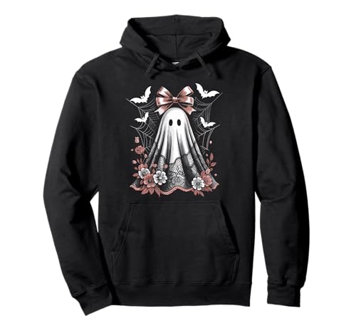 Lace Ghost Coquette Bow Vintage Women Girls Halloween Girly Pullover Hoodie Lace Ghost Coquette Bow Vintage Women Girls Halloween Girly Pullover Hoodie von Floral & Bat Design Lace Ghost Coquette Bow