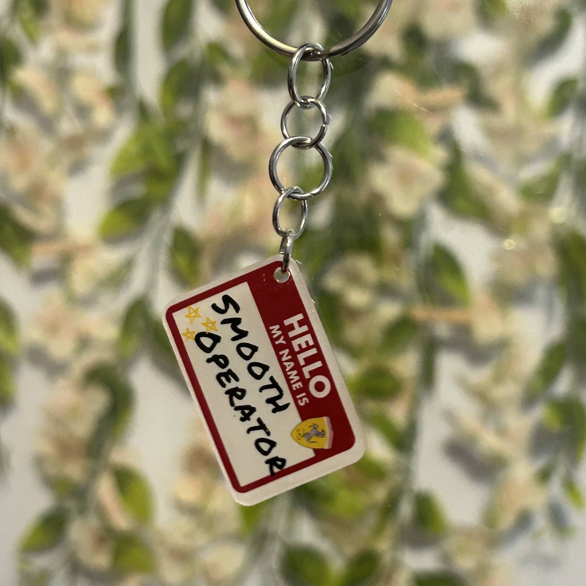 Smoothoperator Name Tag Carlos Sainz Ferrari Kunststoff Schlüsselanhänger Charm F1 Formel 1 Smoothoperator Name Tag Carlos Sainz Ferrari Kunststoff Schlüsselanhänger Charm F1 Formel 1 von FloralFastlane