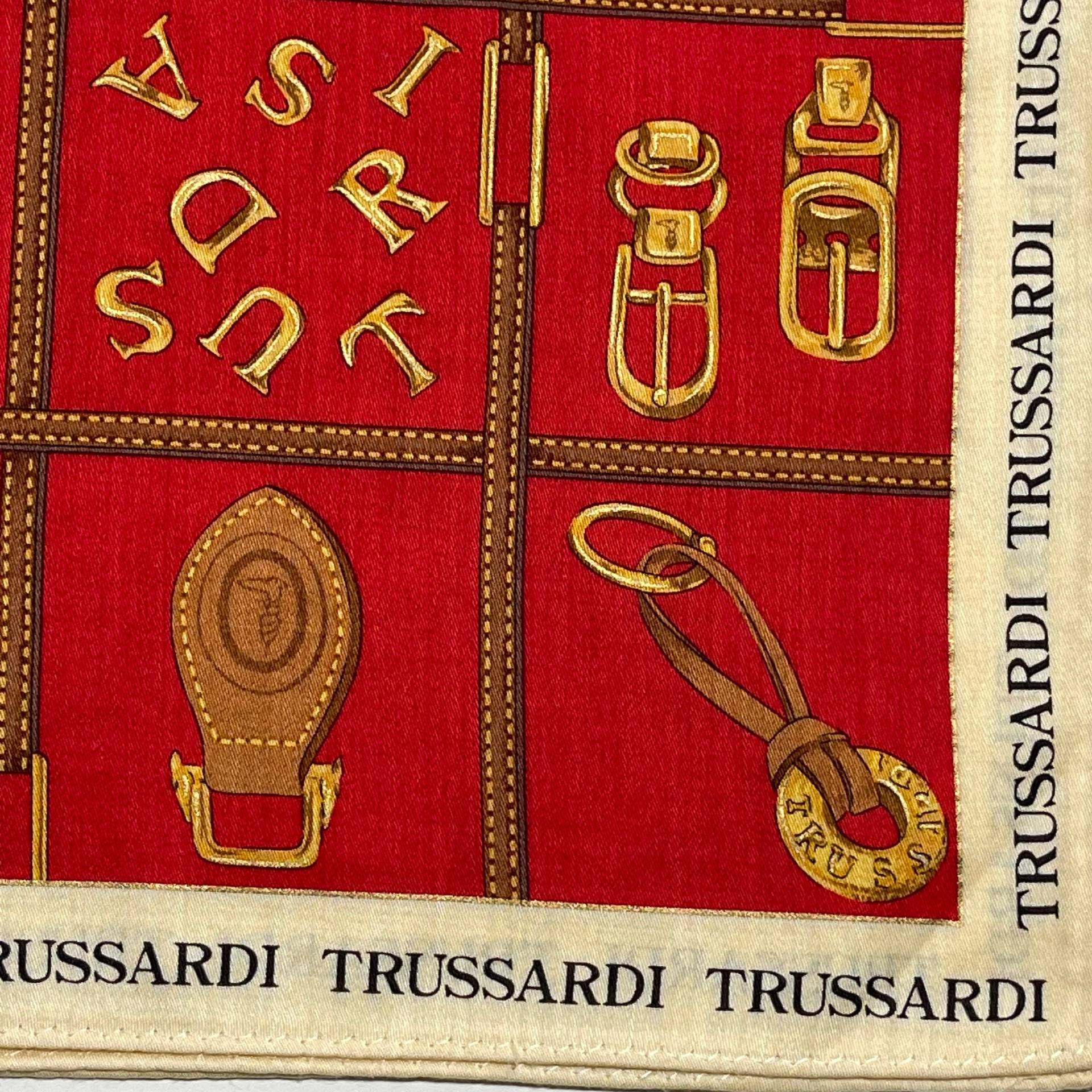 Trussardi Vintage Taschentuch 45 X 50 cm von FloralStreetArt