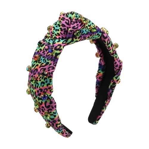 Barockes Kristall-Stirnband für Damen, modisch, Stoff, geknotet, Strass, Blume, dekorativ, elegantes Haarband, weiblicher Kopfschmuck (H1074) von Florate
