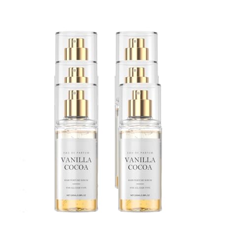 Haarparfüm-Spray pflegt trockene Haarsträhnen mit einem erfrischenden Duft aus Kakaomischung und verleiht Ihrem Haar einen bezaubernden Charme und einen frischen Parfümduft. (6pcs) von Florellaire