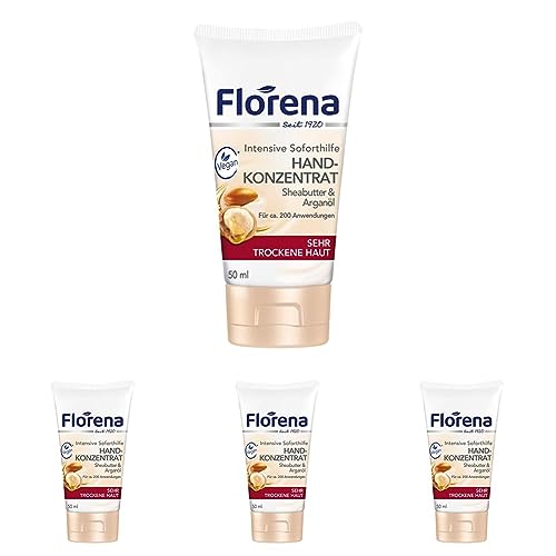 Florena Handcreme Konzentrat, 4er Pack (1 x 50 ml) von Florena